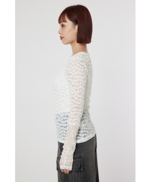 RODEO CROWNS WIDE BOWL(ロデオクラウンズワイドボウル)の「カラーレーストップス(その他トップス・レディース・イエロー/レッド/ブラック/オフホワイト・FREE)」の20枚目の写真