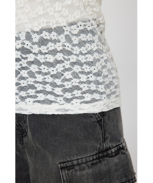 RODEO CROWNS WIDE BOWL(ロデオクラウンズワイドボウル)の「カラーレーストップス(その他トップス・レディース・イエロー/レッド/ブラック/オフホワイト・FREE)」の15枚目の写真