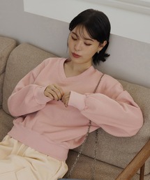 裏起毛Vネックスウェット