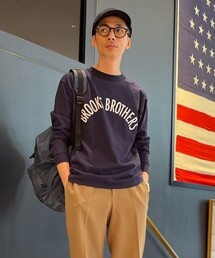 ブルックスブラザーズ Est.1818 長袖シャツ ストライプ柄