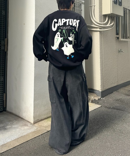 ILL'S(イルズ)の「【ILL'S】ゴーストルミナス発泡スウェット(スウェット・メンズ・ブラック/ブルー/ホワイト・M/L)」の15枚目の写真