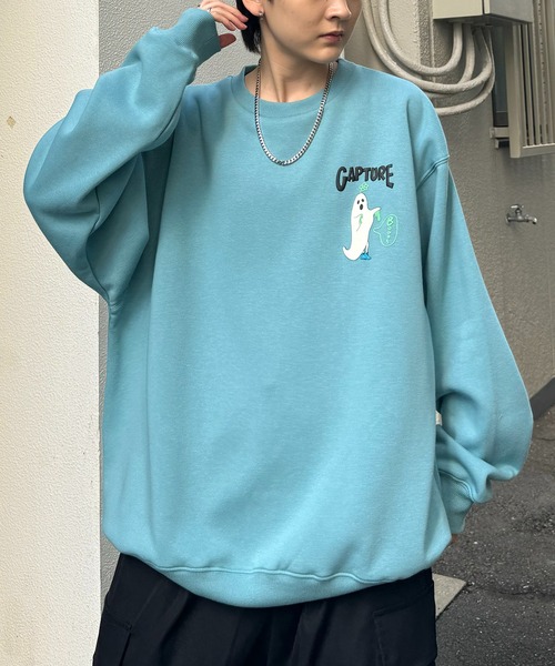 ILL'S(イルズ)の「【ILL'S】ゴーストルミナス発泡スウェット(スウェット・メンズ・ブラック/ブルー/ホワイト・M/L)」の11枚目の写真