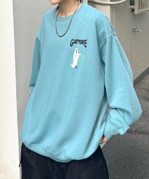 ILL'S(イルズ)の「【ILL'S】ゴーストルミナス発泡スウェット(スウェット・メンズ・ブラック/ブルー/ホワイト・M/L)」の13枚目の写真