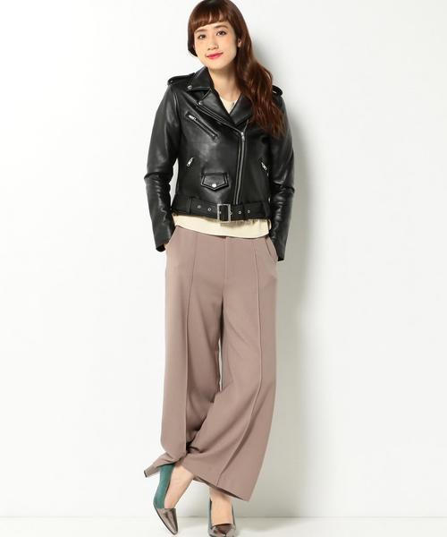 Another Edition（アナザーエディション）の「ラムライダースジャケット/AEBC LAMB RIDERS JKT（ライダースジャケット・レディース・ブラック・SMALL/MEDIUM）」の11枚目の写真