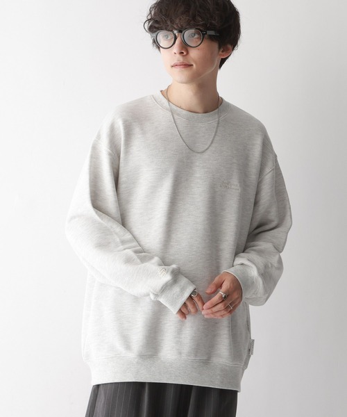 SIGNAL SPORTS（シグナルスポーツ）の「【SIGNAL SPORTS】ヘビーウェイトコットン/刺繍裏毛ビッグスウェット（スウェット・メンズ・ネイビー/アッシュグレー/ブラック・MEDIUM/LARGE）」の2枚目の写真