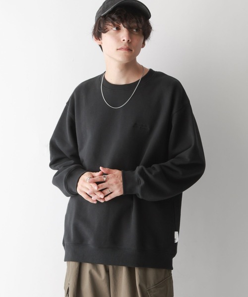 SIGNAL SPORTS（シグナルスポーツ）の「【SIGNAL SPORTS】ヘビーウェイトコットン/刺繍裏毛ビッグスウェット（スウェット・メンズ・ネイビー/アッシュグレー/ブラック・MEDIUM/LARGE）」の20枚目の写真