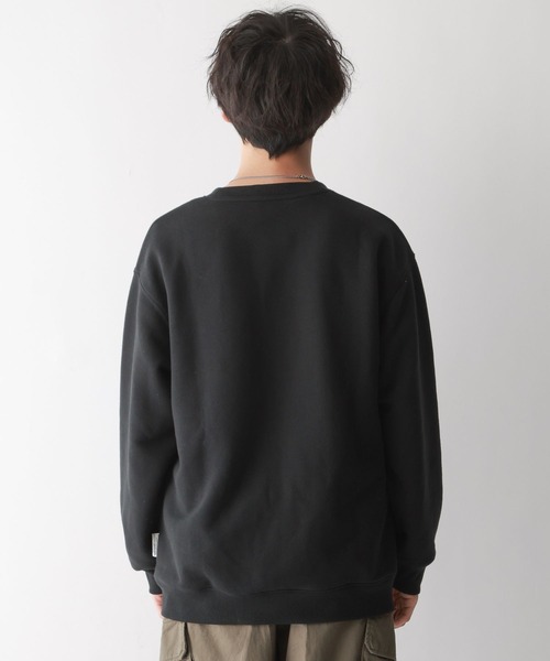 SIGNAL SPORTS（シグナルスポーツ）の「【SIGNAL SPORTS】ヘビーウェイトコットン/刺繍裏毛ビッグスウェット（スウェット・メンズ・ネイビー/アッシュグレー/ブラック・MEDIUM/LARGE）」の12枚目の写真