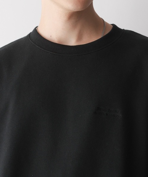 SIGNAL SPORTS（シグナルスポーツ）の「【SIGNAL SPORTS】ヘビーウェイトコットン/刺繍裏毛ビッグスウェット（スウェット・メンズ・ネイビー/アッシュグレー/ブラック・MEDIUM/LARGE）」の11枚目の写真