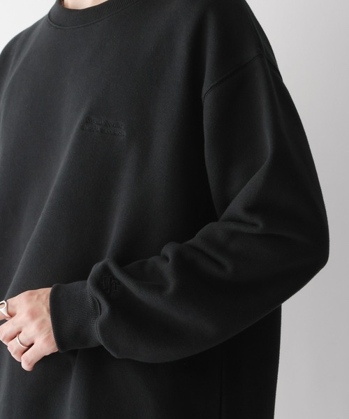 SIGNAL SPORTS（シグナルスポーツ）の「【SIGNAL SPORTS】ヘビーウェイトコットン/刺繍裏毛ビッグスウェット（スウェット・メンズ・ネイビー/アッシュグレー/ブラック・MEDIUM/LARGE）」の10枚目の写真