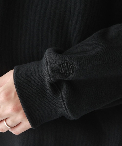 SIGNAL SPORTS（シグナルスポーツ）の「【SIGNAL SPORTS】ヘビーウェイトコットン/刺繍裏毛ビッグスウェット（スウェット・メンズ・ネイビー/アッシュグレー/ブラック・MEDIUM/LARGE）」の9枚目の写真