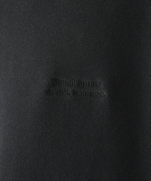 SIGNAL SPORTS（シグナルスポーツ）の「【SIGNAL SPORTS】ヘビーウェイトコットン/刺繍裏毛ビッグスウェット（スウェット・メンズ・ネイビー/アッシュグレー/ブラック・MEDIUM/LARGE）」の5枚目の写真