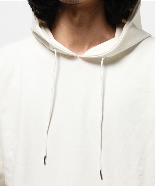 Lui's(ルイス)の「Lui's(ルイス) サイドZIPロングパーカー(パーカー・メンズ・ホワイト/ブラック・SMALL/MEDIUM)」の5枚目の写真