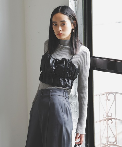 25fw新作【新品未使用 アルチビオ】機能素材ライン切り替えハイネック38号 AKRAPOVIC アクラポビッチ SLIP ON LINE カーボン Ninja ZX-25R