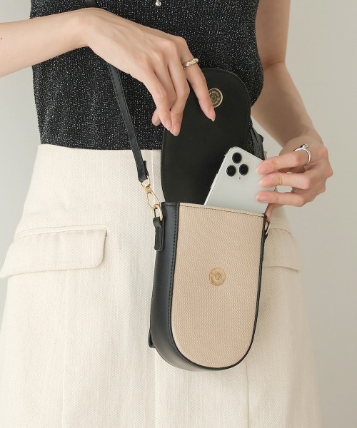 Bab(バブ)の「ミニクロスボディBAG(ショルダーバッグ・レディース・ブラック/ブラウン・ONESIZE)」の6枚目の写真