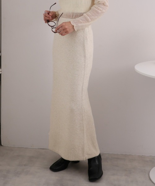 セール】スパンコールラメスカート（スカート）｜LAFFMO（ラフモ）の