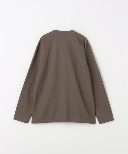 green label relaxing（グリーンレーベルリラクシング）の「カノコ ダブルフェイス カーディガン（カーディガン/ボレロ・メンズ・ライトグレー/ネイビー/モカ・S/M/L/XL）」の12枚目の写真