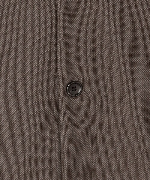 green label relaxing（グリーンレーベルリラクシング）の「カノコ ダブルフェイス カーディガン（カーディガン/ボレロ・メンズ・ライトグレー/ネイビー/モカ・S/M/L/XL）」の17枚目の写真