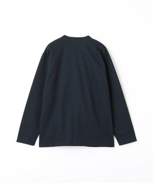 green label relaxing（グリーンレーベルリラクシング）の「カノコ ダブルフェイス カーディガン（カーディガン/ボレロ・メンズ・ライトグレー/ネイビー/モカ・S/M/L/XL）」の19枚目の写真