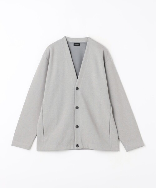 green label relaxing（グリーンレーベルリラクシング）の「カノコ ダブルフェイス カーディガン（カーディガン/ボレロ・メンズ・ライトグレー/ネイビー/モカ・S/M/L/XL）」の22枚目の写真