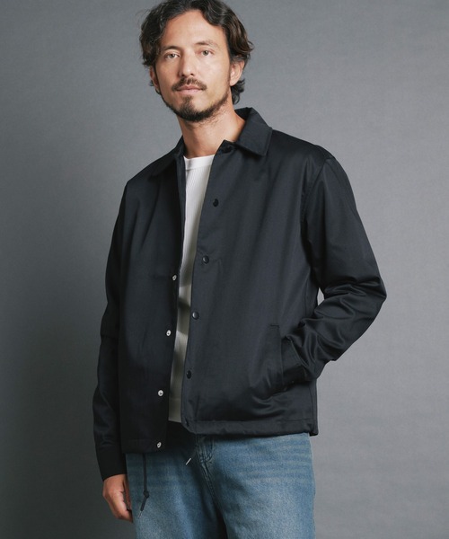 セール】【SELECT】IR:T/C TWILL COACH JKT/TCツイル コーチ