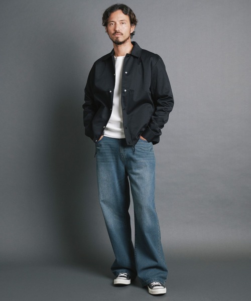 Magine(マージン)の「【SELECT】IR:T/C TWILL COACH JKT/TCツイル コーチジャケット(ブルゾン・メンズ・ネイビー/ベージュ/ブラック・L/M)」の17枚目の写真