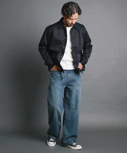Magine(マージン)の「【SELECT】IR:T/C TWILL COACH JKT/TCツイル コーチジャケット(ブルゾン・メンズ・ネイビー/ベージュ/ブラック・L/M)」の21枚目の写真