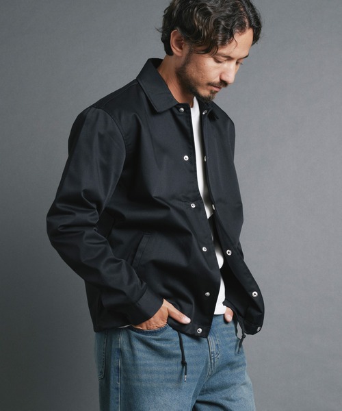 Magine(マージン)の「【SELECT】IR:T/C TWILL COACH JKT/TCツイル コーチジャケット(ブルゾン・メンズ・ネイビー/ベージュ/ブラック・L/M)」の6枚目の写真