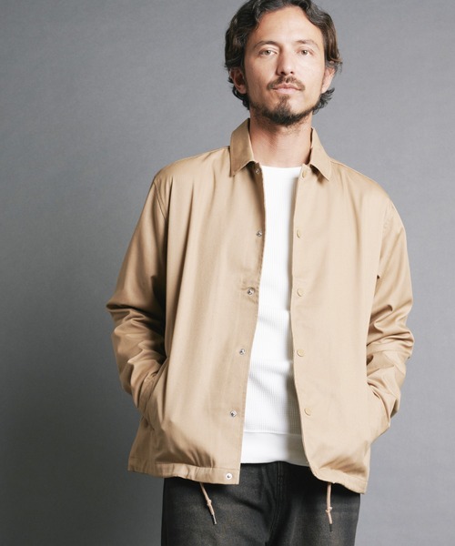 Magine(マージン)の「【SELECT】IR:T/C TWILL COACH JKT/TCツイル コーチジャケット(ブルゾン・メンズ・ネイビー/ベージュ/ブラック・L/M)」の12枚目の写真