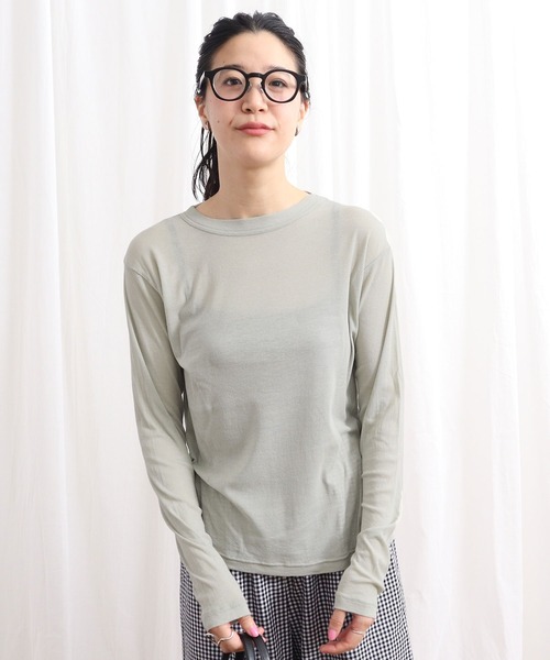 fig Ｌondon（フィグロンドン）の「mousse long sleeve（Tシャツ/カットソー・レディース・ブラック/イエロー/グリーン・FREE）」の10枚目の写真