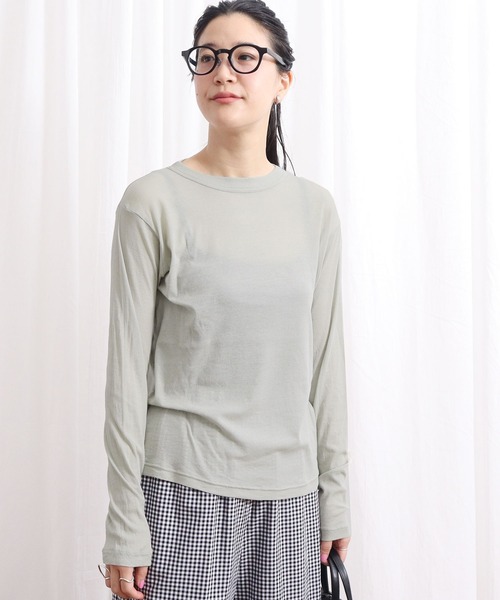 fig Ｌondon（フィグロンドン）の「mousse long sleeve（Tシャツ/カットソー・レディース・ブラック/イエロー/グリーン・FREE）」の8枚目の写真