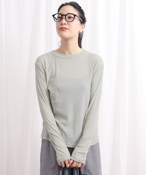 fig Ｌondon（フィグロンドン）の「mousse long sleeve（Tシャツ/カットソー・レディース・ブラック/イエロー/グリーン・FREE）」の11枚目の写真