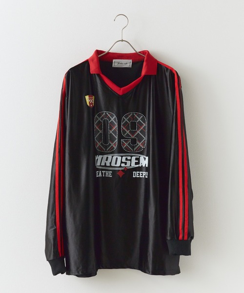 vintage alphabet long sleeve tee / ヴィンテージ アルファベット ロングスリーブ Tシャツ（ポロシャツ）｜Theater code（シアターコード）