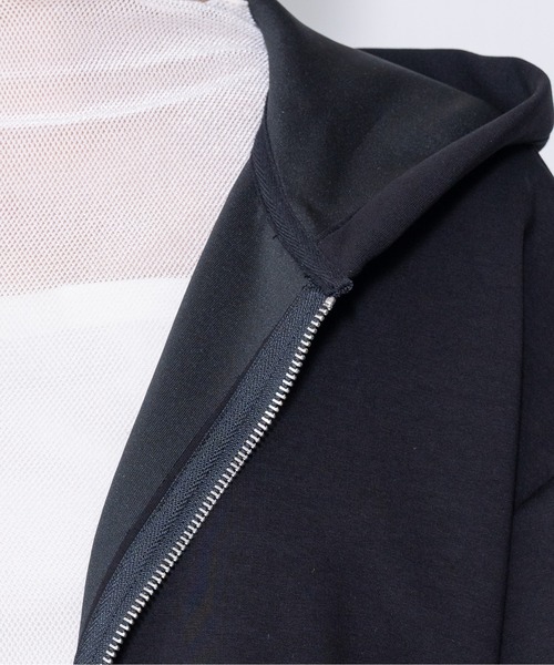 DOLLUPOOPS（ドールアップウップス）の「【ZOZO限定商品】ヘムデニムボンティングパーカー（パーカー・レディース・チャコールグレー/ネイビー/ブラック/グリーン・38）」の20枚目の写真