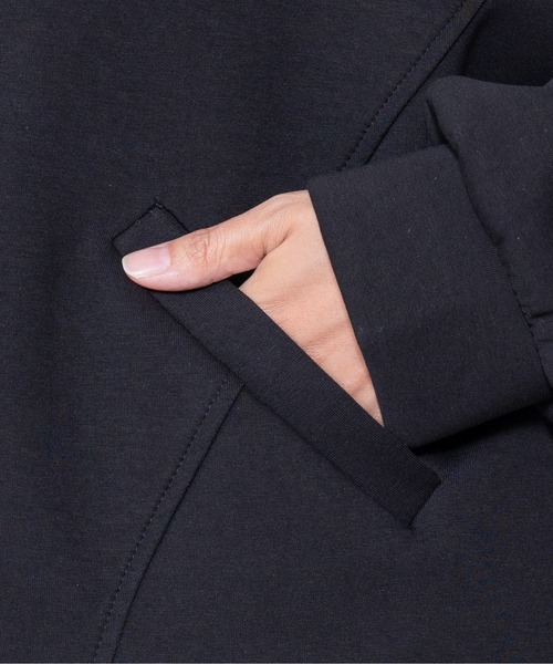 DOLLUPOOPS（ドールアップウップス）の「【ZOZO限定商品】ヘムデニムボンティングパーカー（パーカー・レディース・チャコールグレー/ネイビー/ブラック/グリーン・38）」の21枚目の写真