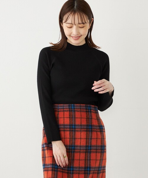 SHIPS Colors:〈手洗い可能〉14G リブ ボトルネック ニット（ニット/セーター）｜SHIPS Colors（シップス カラーズ）