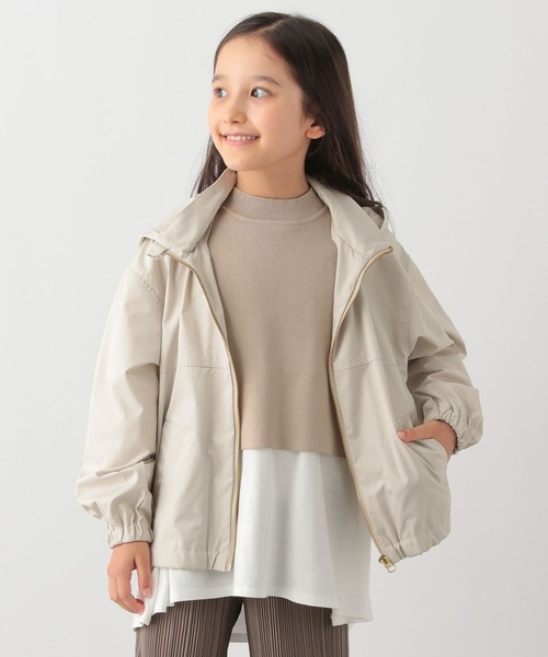 GLOBAL WORK Smile Seed Store(グローバルワーク スマイルシードストア)の「撥水フードブルゾン/キッズ/140308(ブルゾン・キッズ・ピンク/アイボリー/グリーン・110cm/120cm/130cm/140cm/150cm)」の2枚目の写真