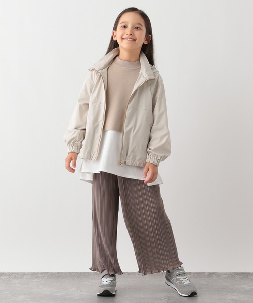 GLOBAL WORK Smile Seed Store(グローバルワーク スマイルシードストア)の「撥水フードブルゾン/キッズ/140308(ブルゾン・キッズ・ピンク/アイボリー/グリーン・110cm/120cm/130cm/140cm/150cm)」の4枚目の写真