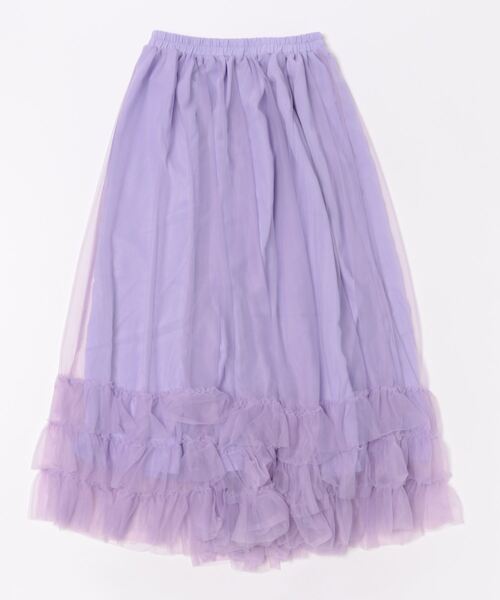 カヤ（カヤ）の「【カヤ】チュールインナースカート（スカート・レディース・スミクロ/ライトパープル/ホワイト系その他/エンジ・FREE）」の3枚目の写真