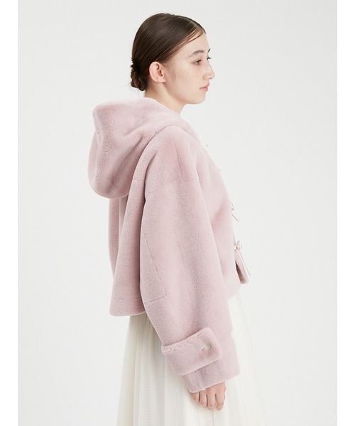 FURFUR（ファーファー）の「リボンショートダッフルコート