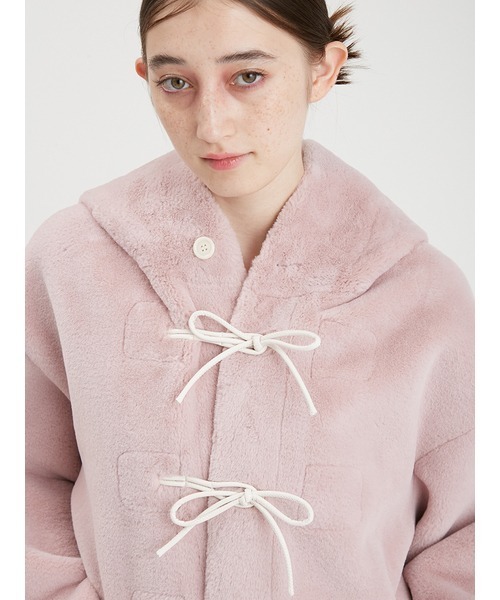 FURFUR（ファーファー）の「リボンショートダッフルコート（ダッフル