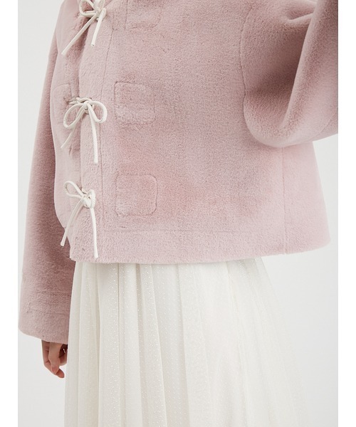 FURFUR（ファーファー）の「リボンショートダッフルコート（ダッフル