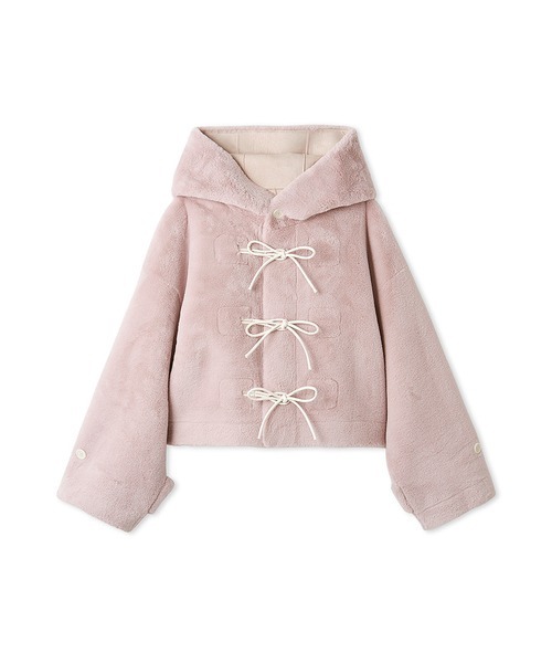 FURFUR（ファーファー）の「リボンショートダッフルコート