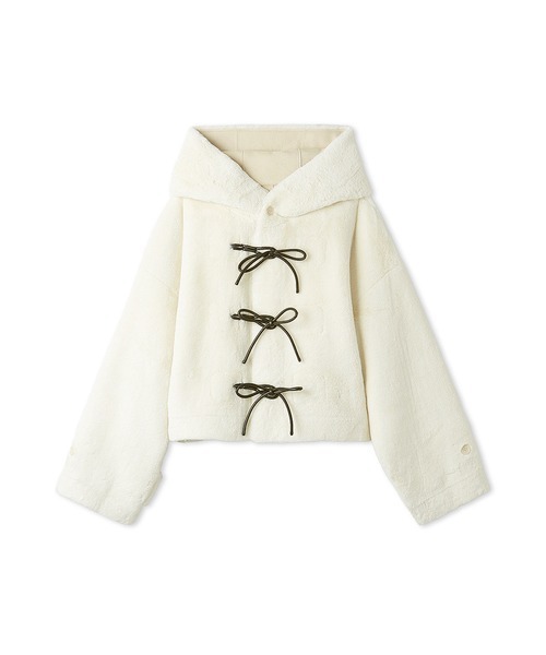 FURFUR（ファーファー）の「リボンショートダッフルコート（ダッフル