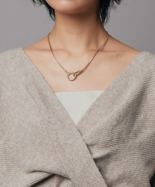 RASW（ラス）の「[RASW]カシュクールニット（ニット/セーター・レディース・杢グレー/ベージュ系その他・M/L）」の22枚目の写真