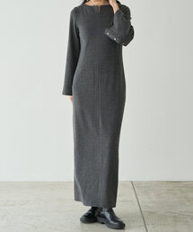 gemeil | 【全骨格対応】フレアスリーブカットリブワンピース（IF-199）(ワンピース)