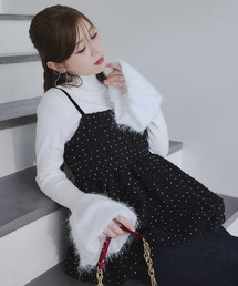 NOELA | オーロラシャギードッキングスリーブニット(ニット/セーター)