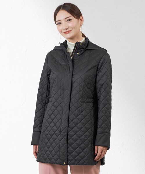 【セール】【スマートウォーマー】ミドルキルトコート(ブルゾン)|AMACA(アマカ) 【セール】【スマートウォーマー】ミドルキルトコート(ブルゾン)|AMACA(アマカ)