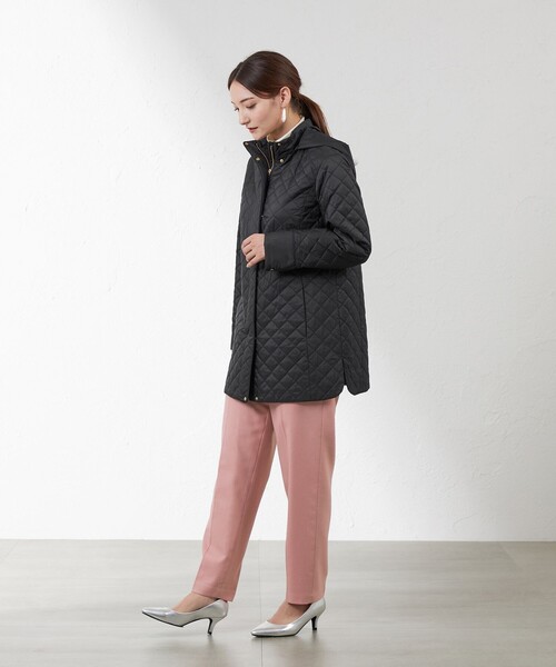 【セール】【スマートウォーマー】ミドルキルトコート(ブルゾン)|AMACA(アマカ) 【セール】【スマートウォーマー】ミドルキルトコート(ブルゾン)|AMACA(アマカ)