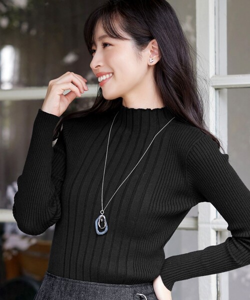 ランダムリブニットプルオーバー（ニット/セーター）｜Tiaclasse