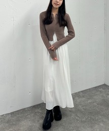archives | Ｗｚｉｐモールニットポロ×キャミワンピースＳＥＴ(ワンピース)
